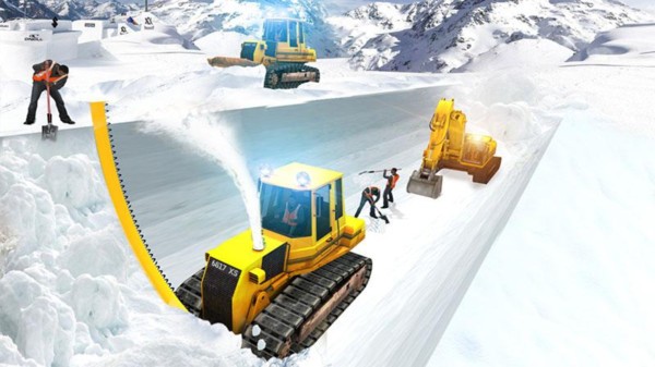 雪山挖掘机模拟器截图