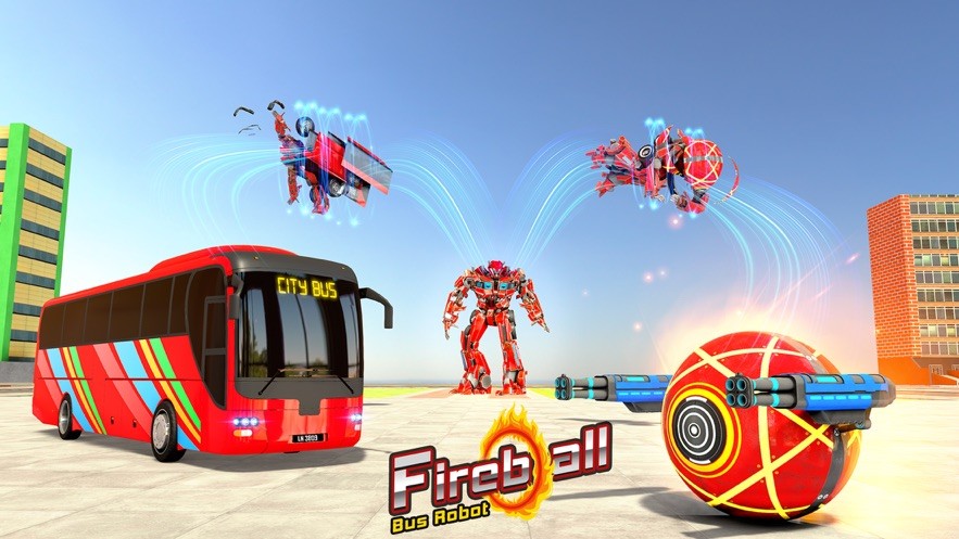 终极火球巴士机器人苹果版截图