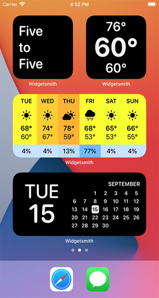 widgetsmith苹果版截图