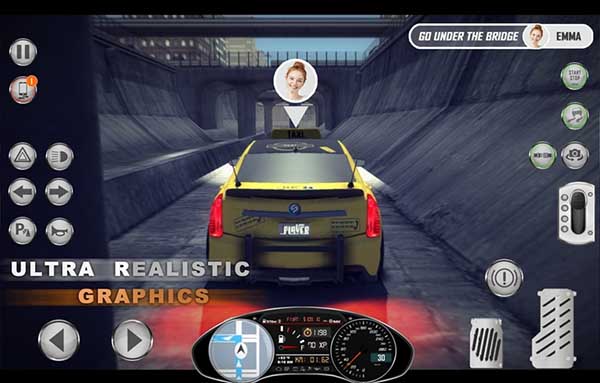 出租车模拟驾驶游戏截图