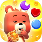 泡泡熊爱消除游戏领红包版的logo