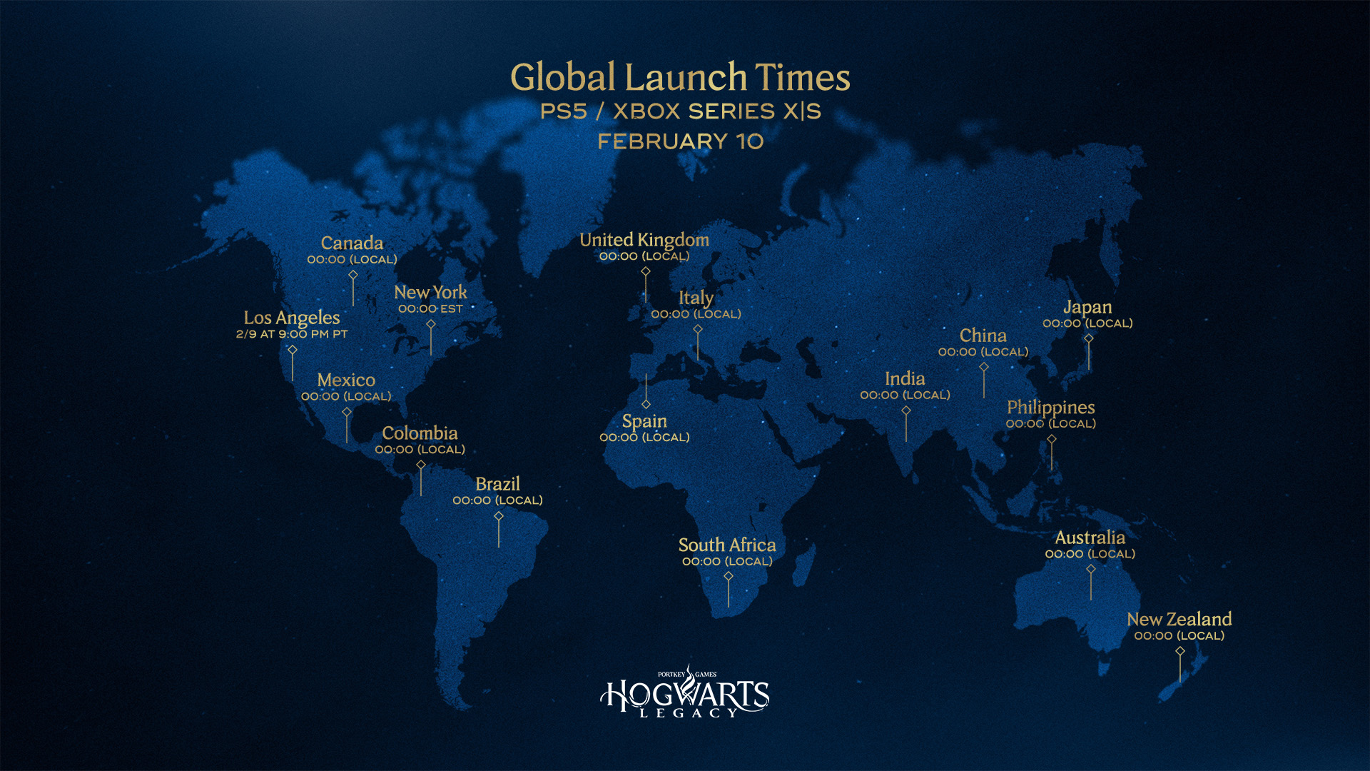 《霍格沃茨之遗》全球各地解锁时间公布最早可于2月7日游玩
