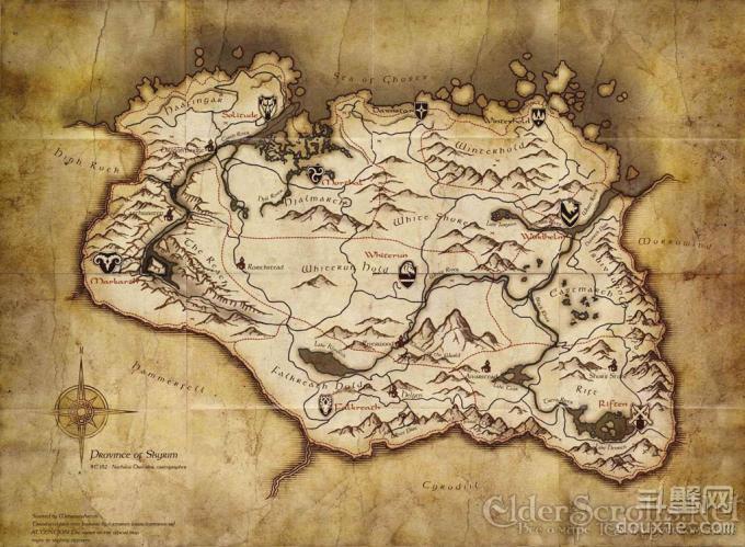 《巫师3：狂猎》世界地图再公布 吊打老滚5！
