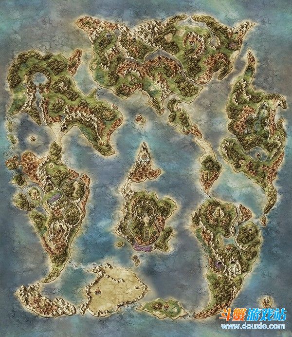游戏中的别样美景 盘点游戏中的世界地图