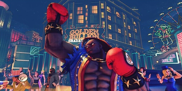 《街头霸王5》新角色黑人拳击手略凶残 Balrog截图公布