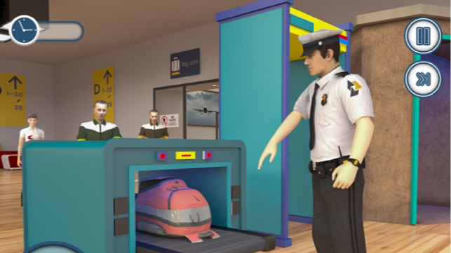 我的机场安全警察Sim截图